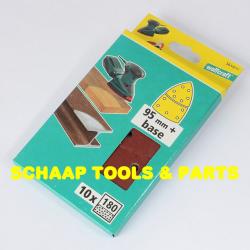 Schuurbladen voor multischuurmachines 102x62/93 bruin korrel 180 | 5619